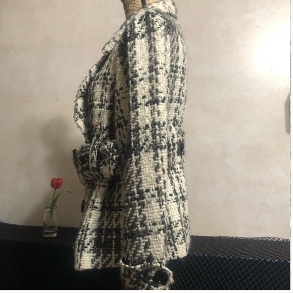 HILLARY RADLEY Plaid Pea Coat - Picture 3 of 5